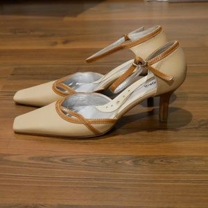 Euphoria Beige Italian Leather Dance Shoes!